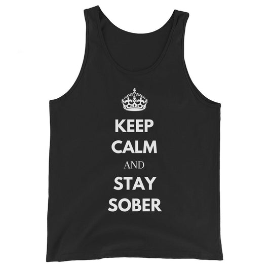 Keep Calm & Stay Sober Tank - Soberlands