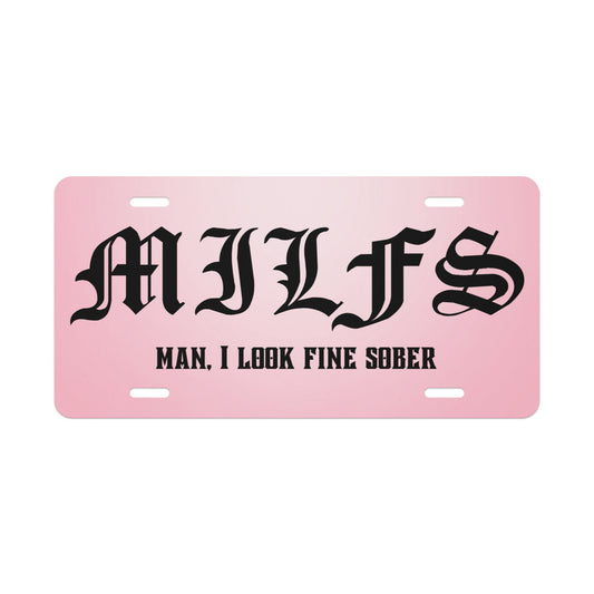 MILFS License Plate - Soberlands
