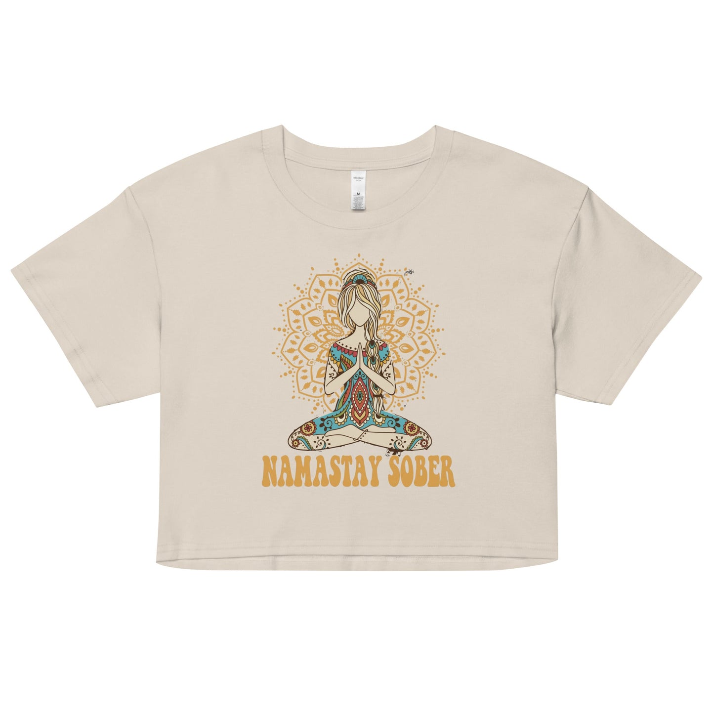 Namastay Sober Women’s Crop Top - Soberlands