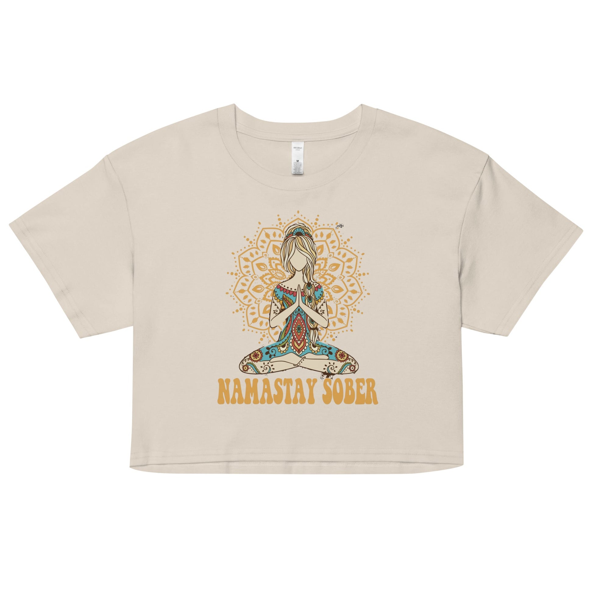 Namastay Sober Women’s Crop Top - Soberlands