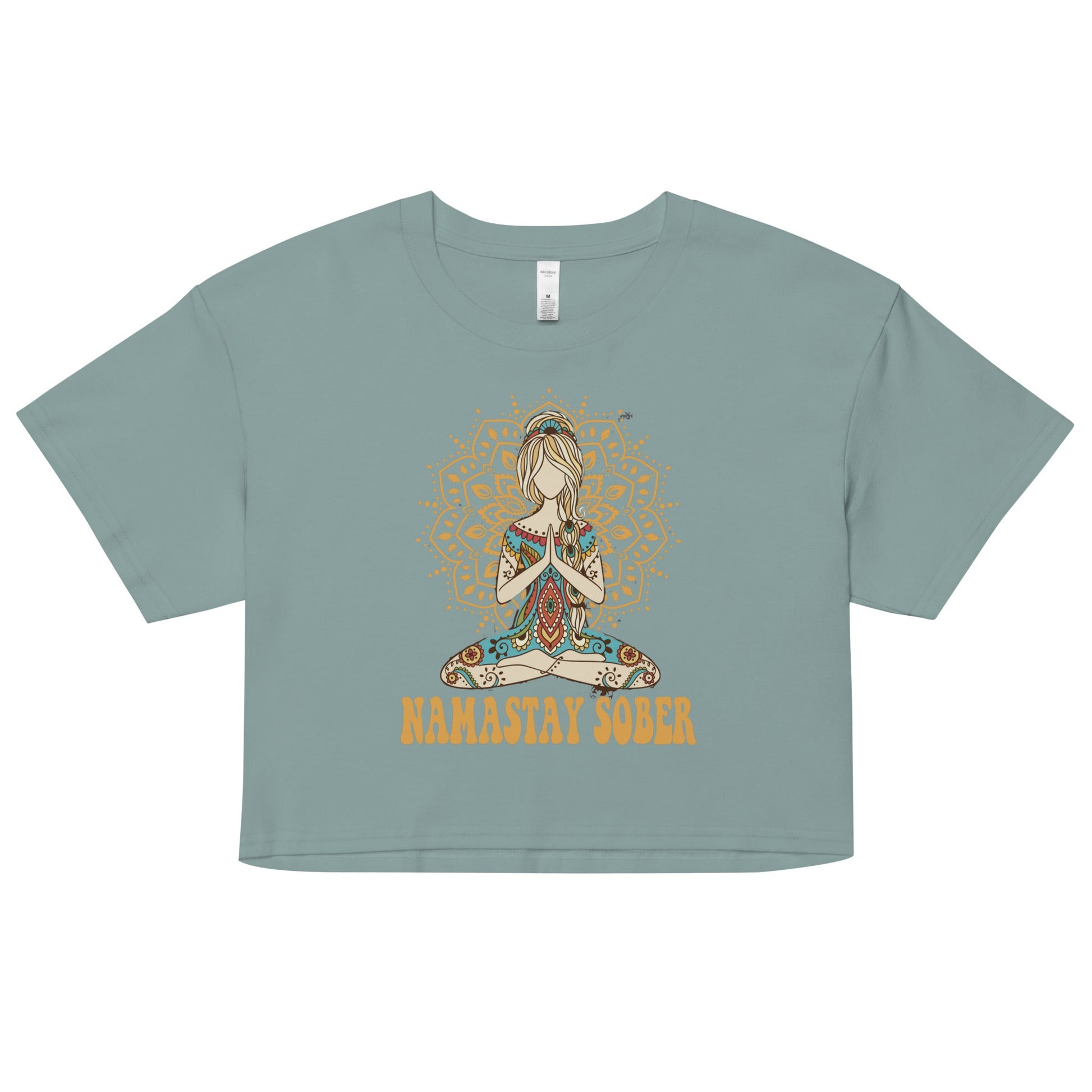 Namastay Sober Women’s Crop Top - Soberlands