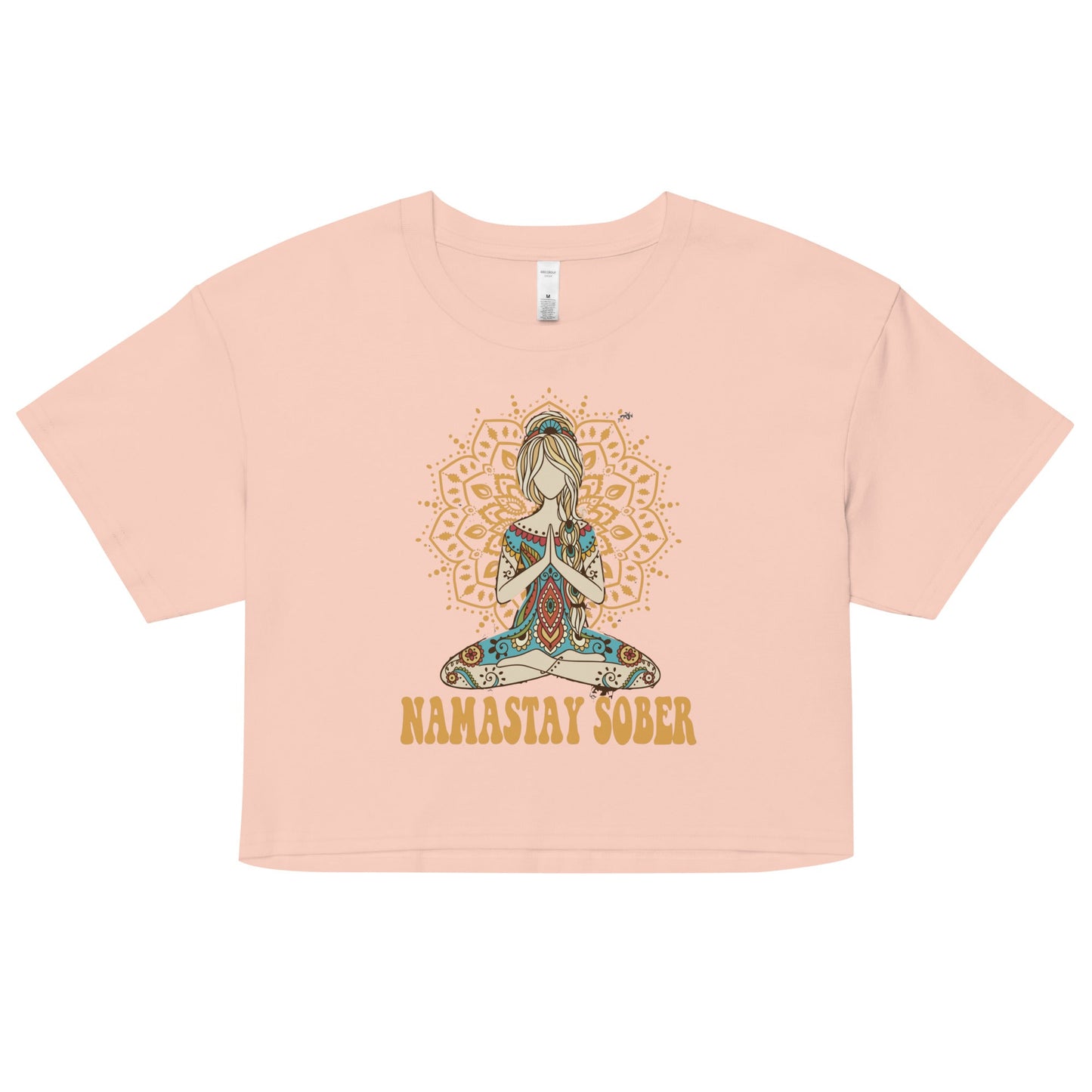 Namastay Sober Women’s Crop Top - Soberlands