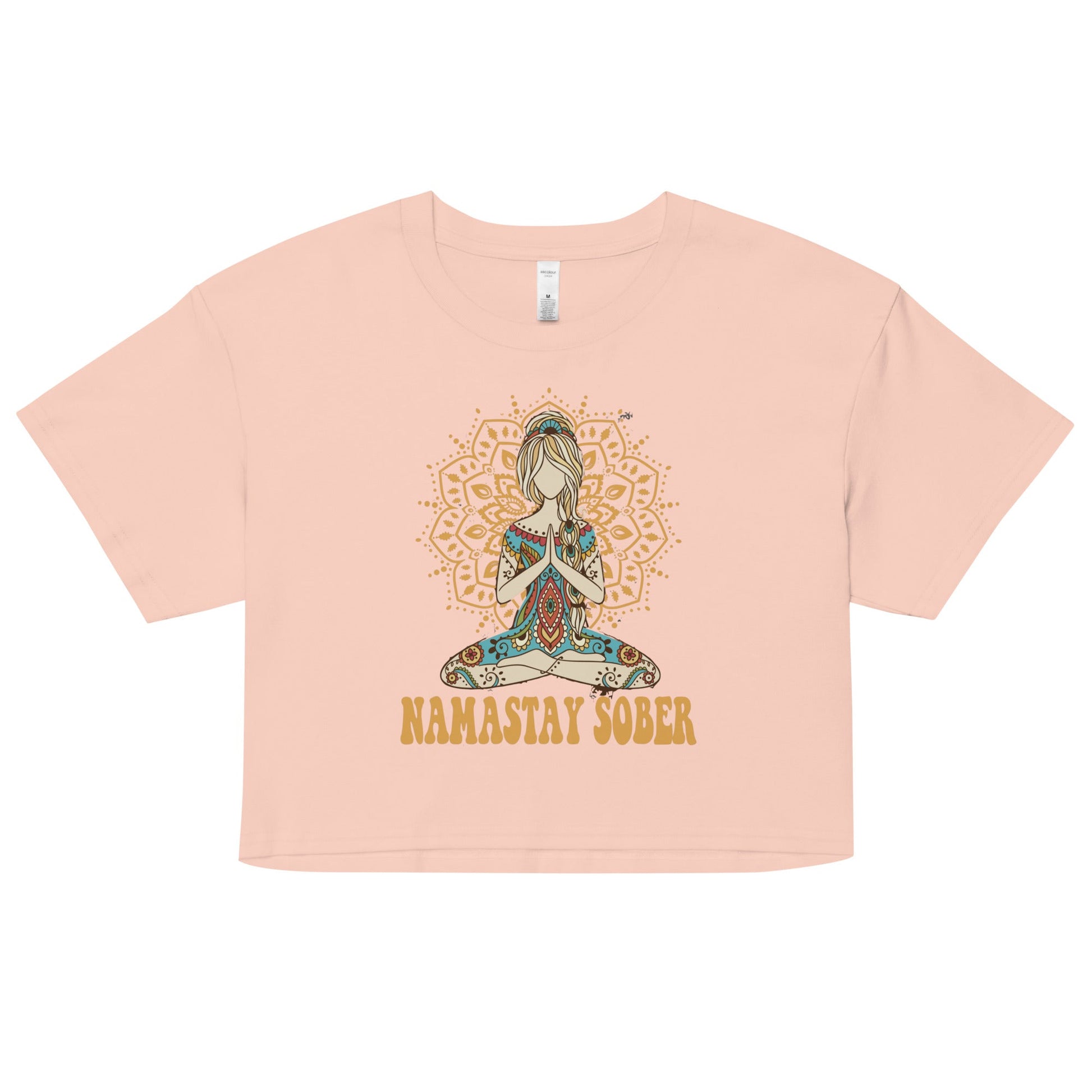 Namastay Sober Women’s Crop Top - Soberlands