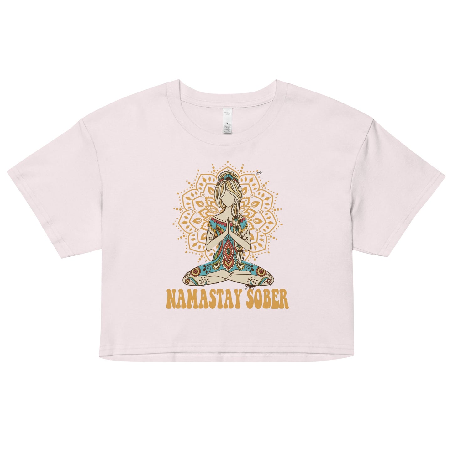 Namastay Sober Women’s Crop Top - Soberlands