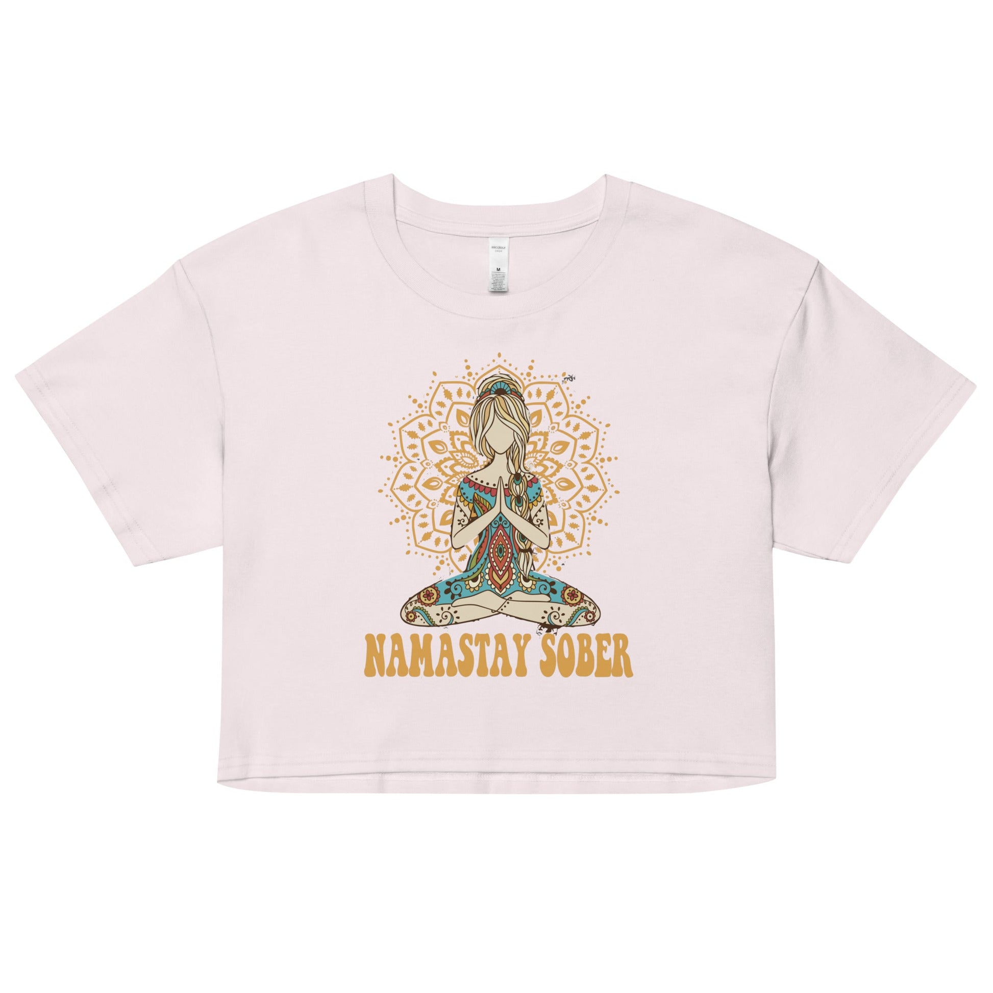 Namastay Sober Women’s Crop Top - Soberlands