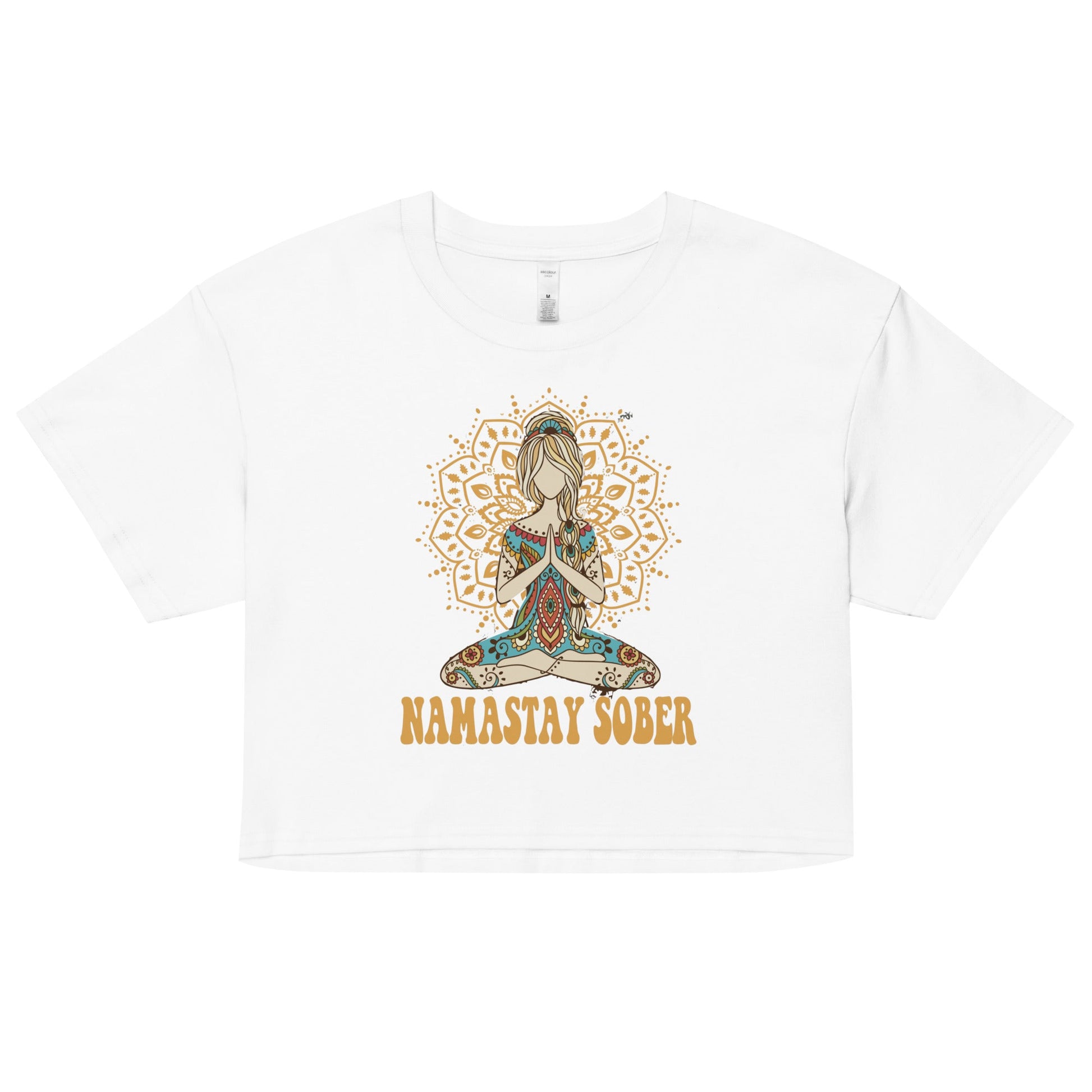 Namastay Sober Women’s Crop Top - Soberlands