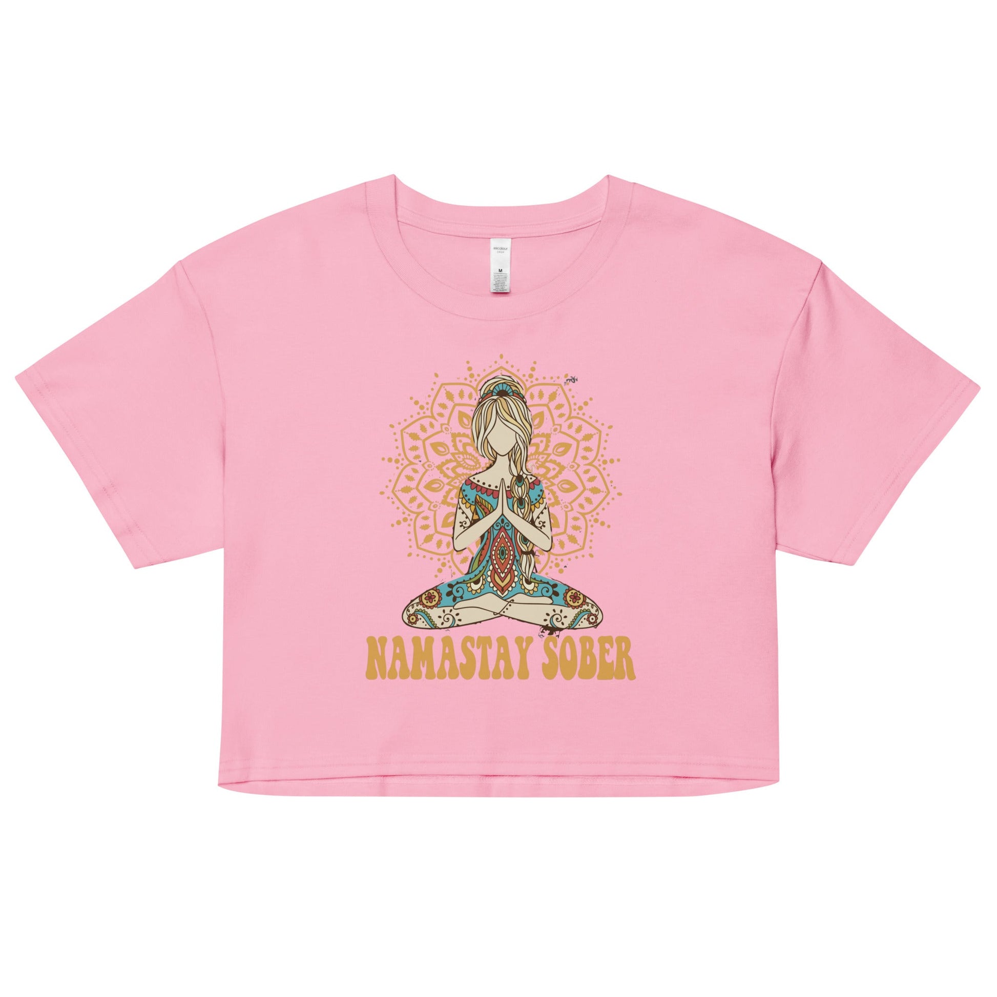 Namastay Sober Women’s Crop Top - Soberlands