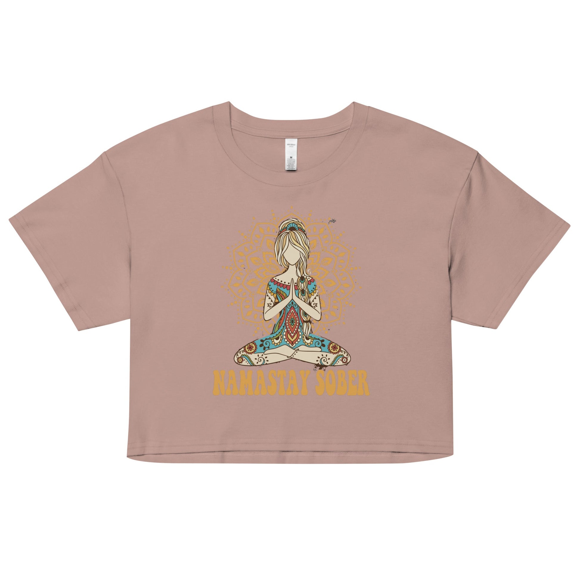 Namastay Sober Women’s Crop Top - Soberlands