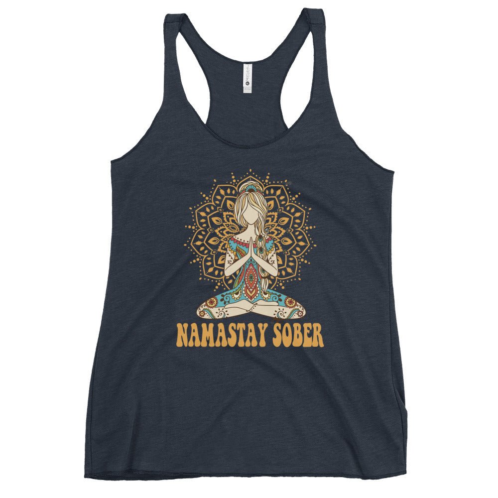 Namastay Sober Women's Tank Top - Soberlands
