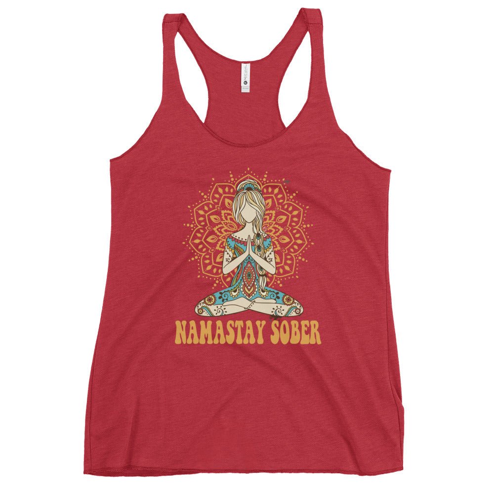 Namastay Sober Women's Tank Top - Soberlands