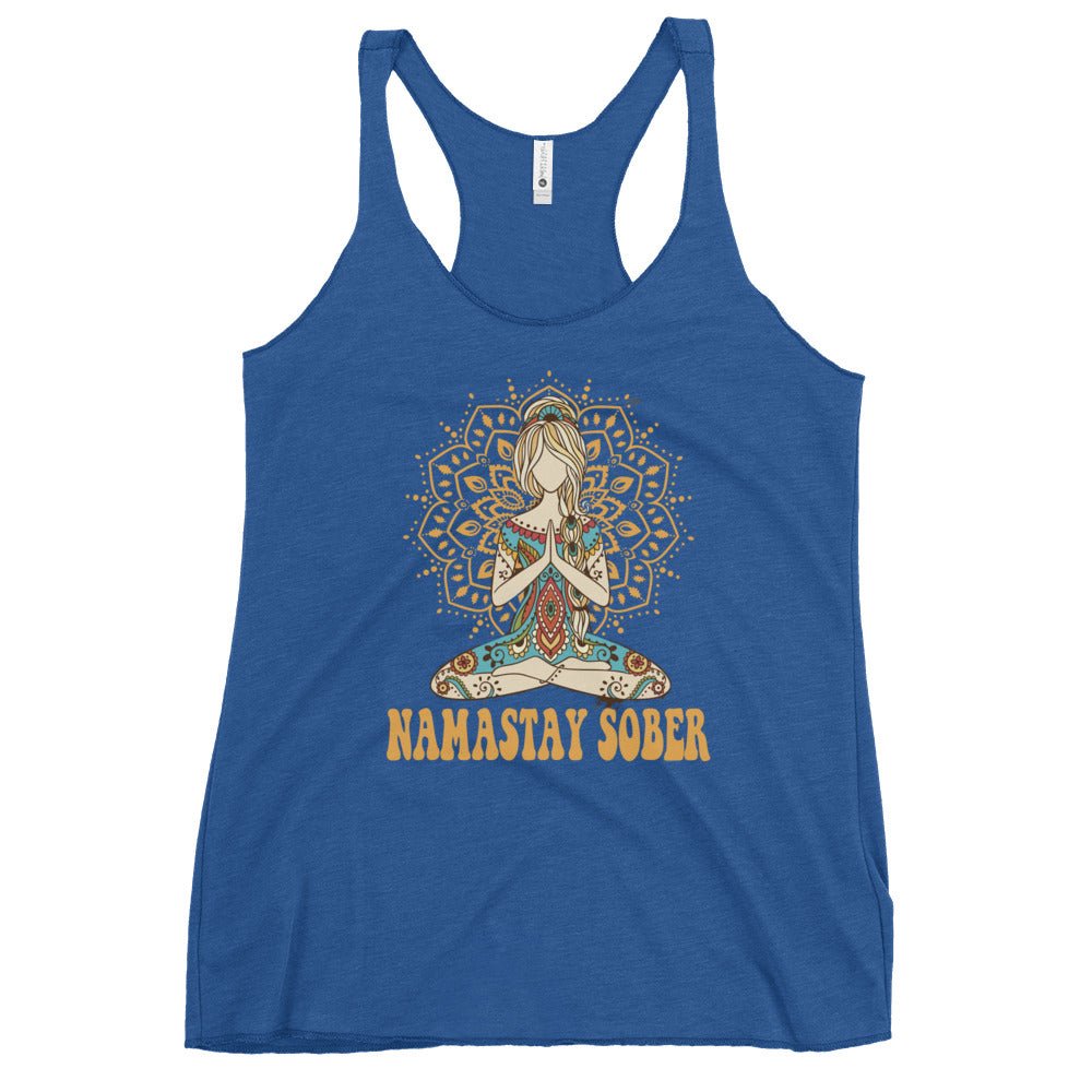 Namastay Sober Women's Tank Top - Soberlands