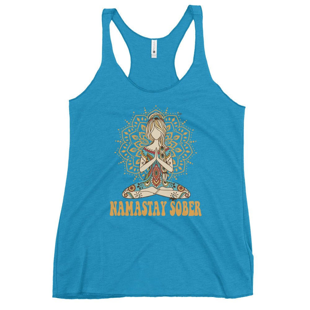 Namastay Sober Women's Tank Top - Soberlands