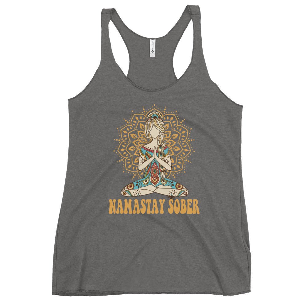 Namastay Sober Women's Tank Top - Soberlands