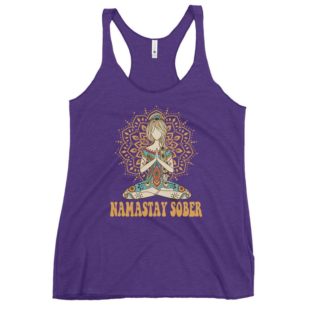 Namastay Sober Women's Tank Top - Soberlands