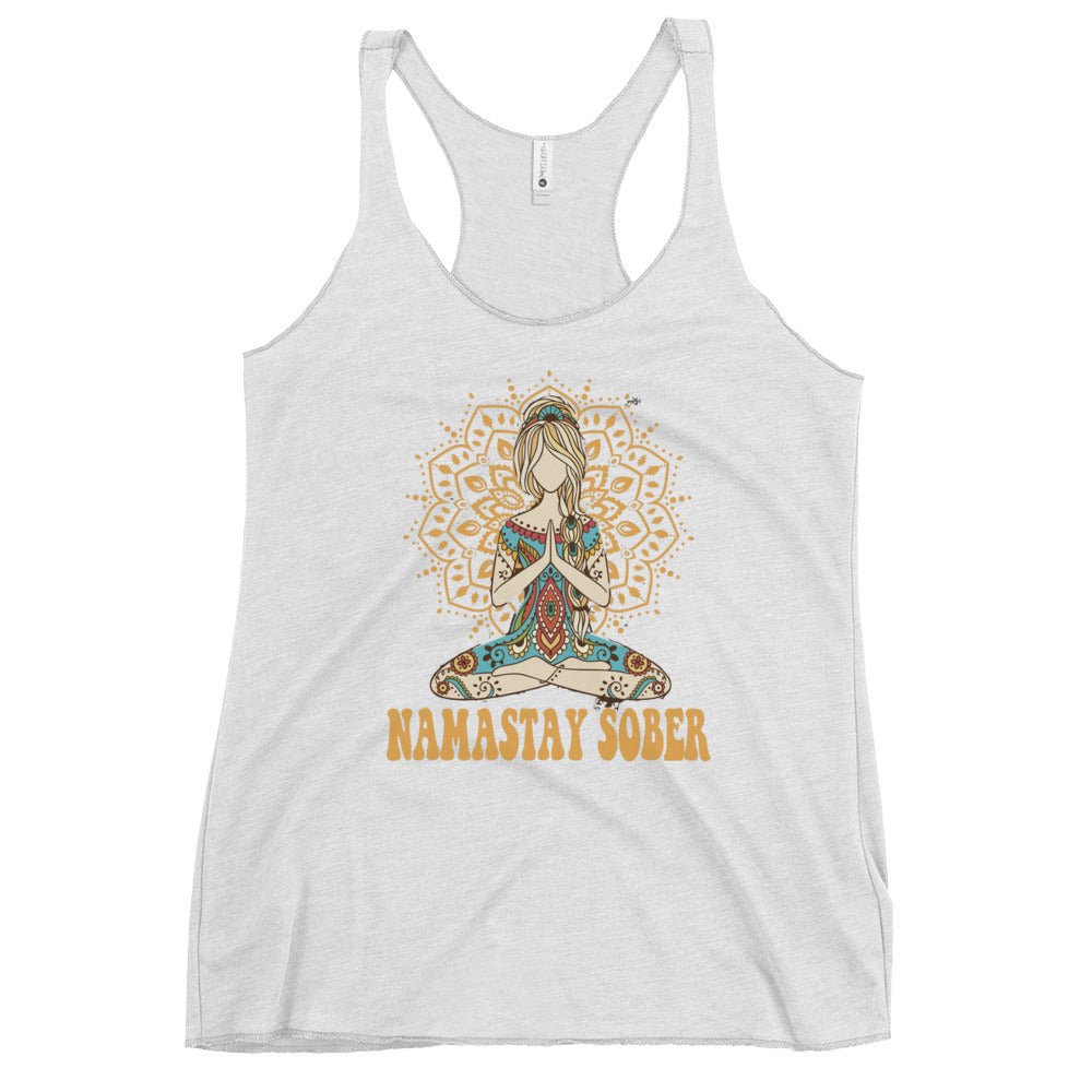 Namastay Sober Women's Tank Top - Soberlands