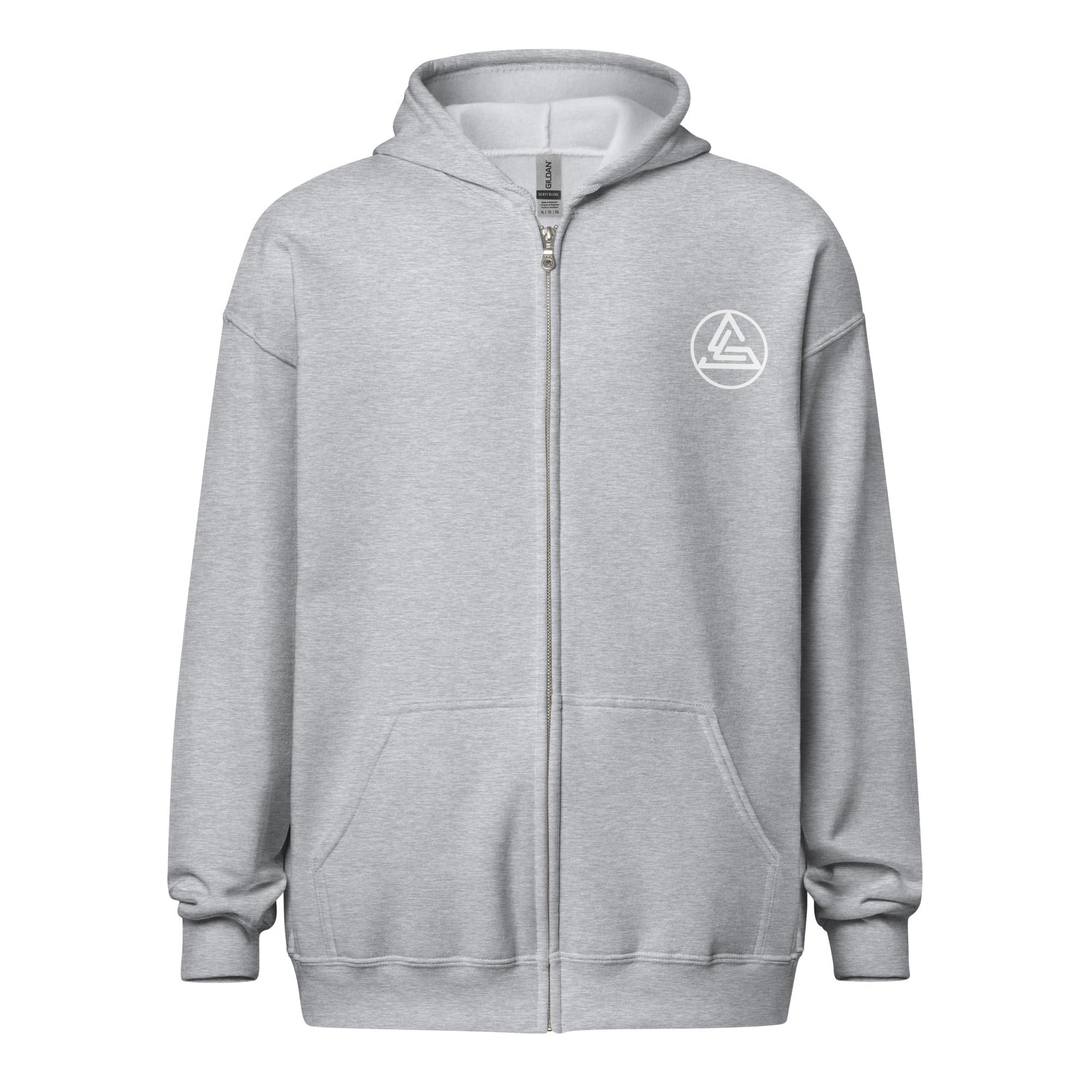Normalize Sobriety (back print) Zip Hoodie - Soberlands