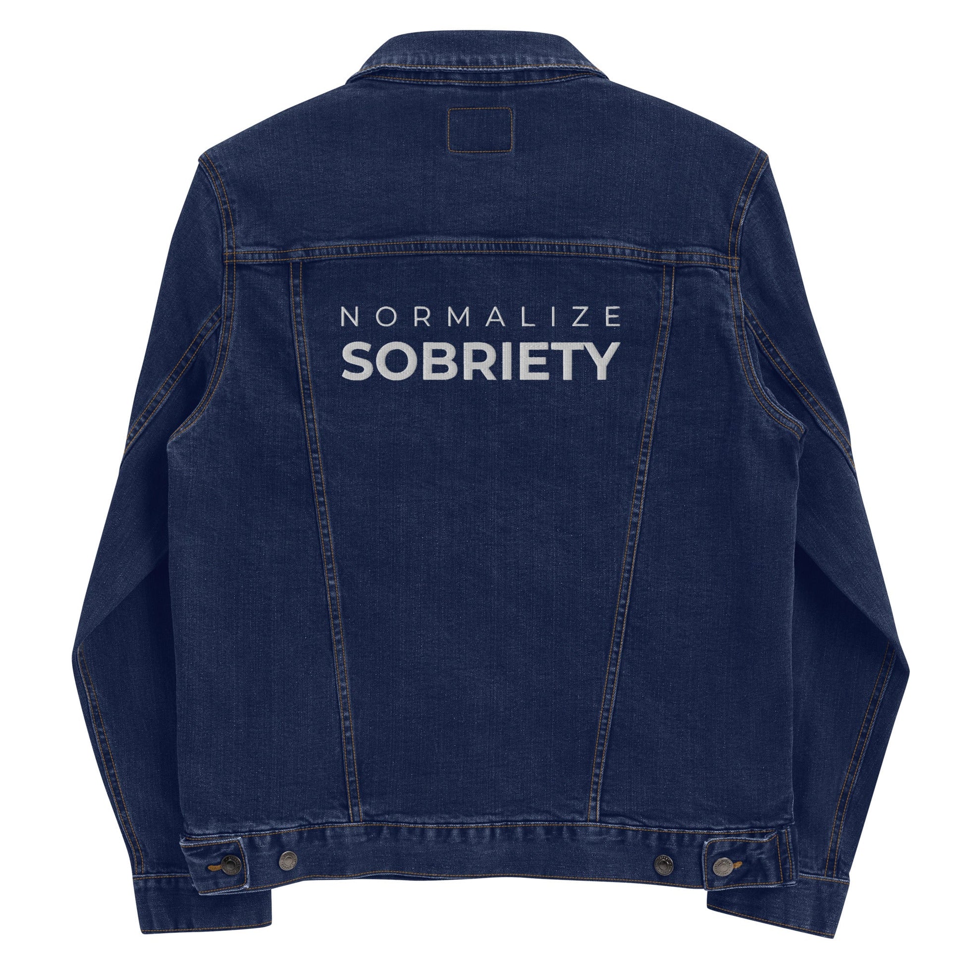 Normalize Sobriety Denim Jacket - Soberlands