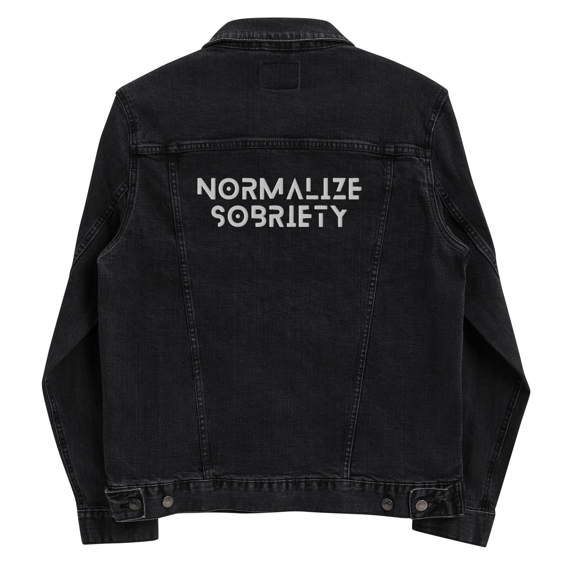 Normalize Sobriety Denim Jacket - Soberlands