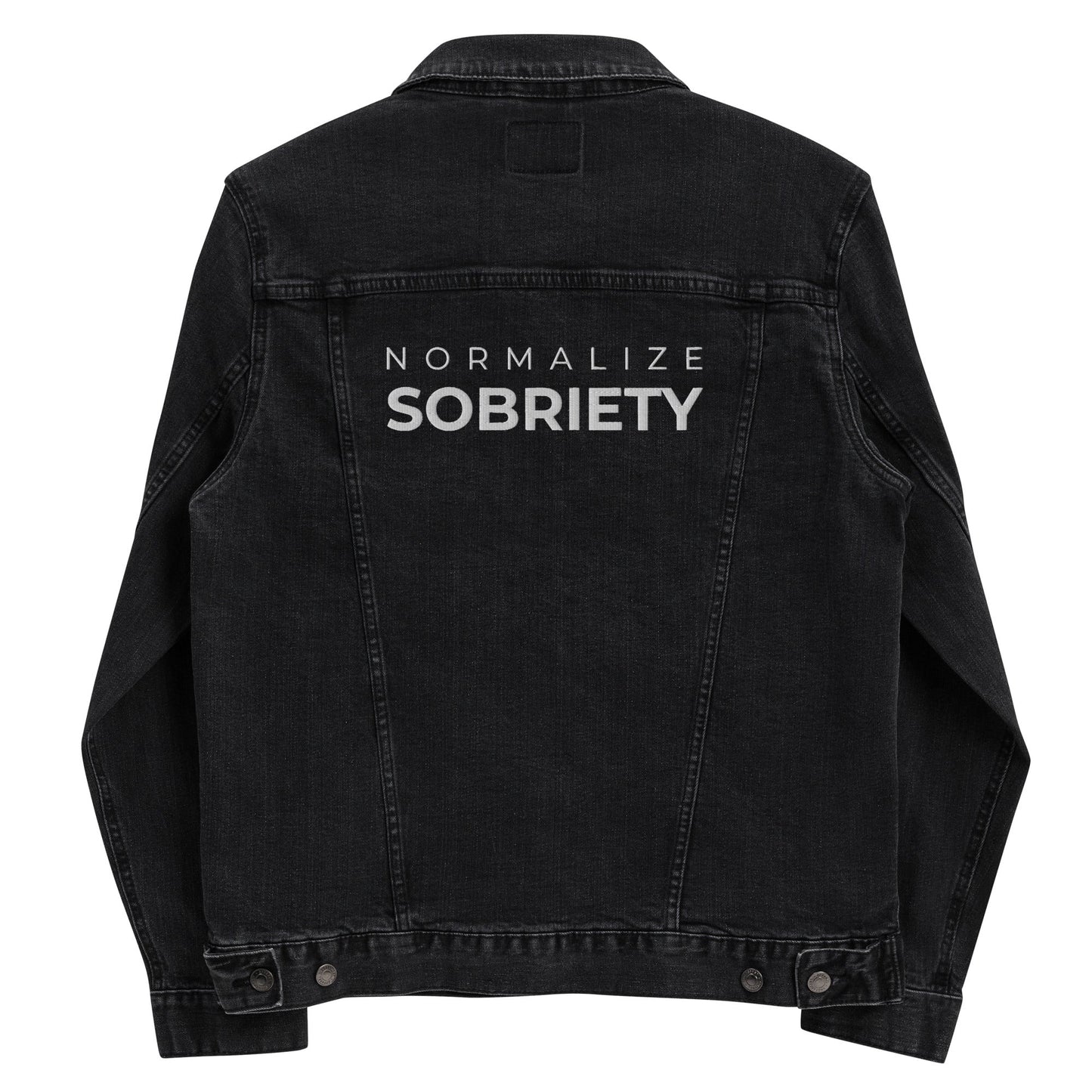Normalize Sobriety Denim Jacket - Soberlands