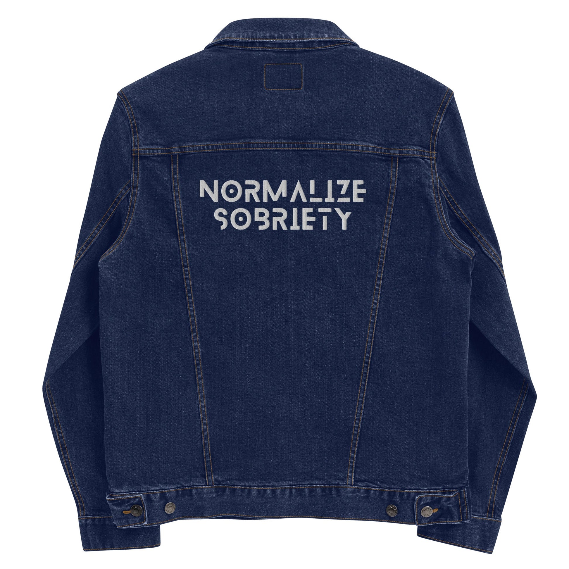 Normalize Sobriety Denim Jacket - Soberlands