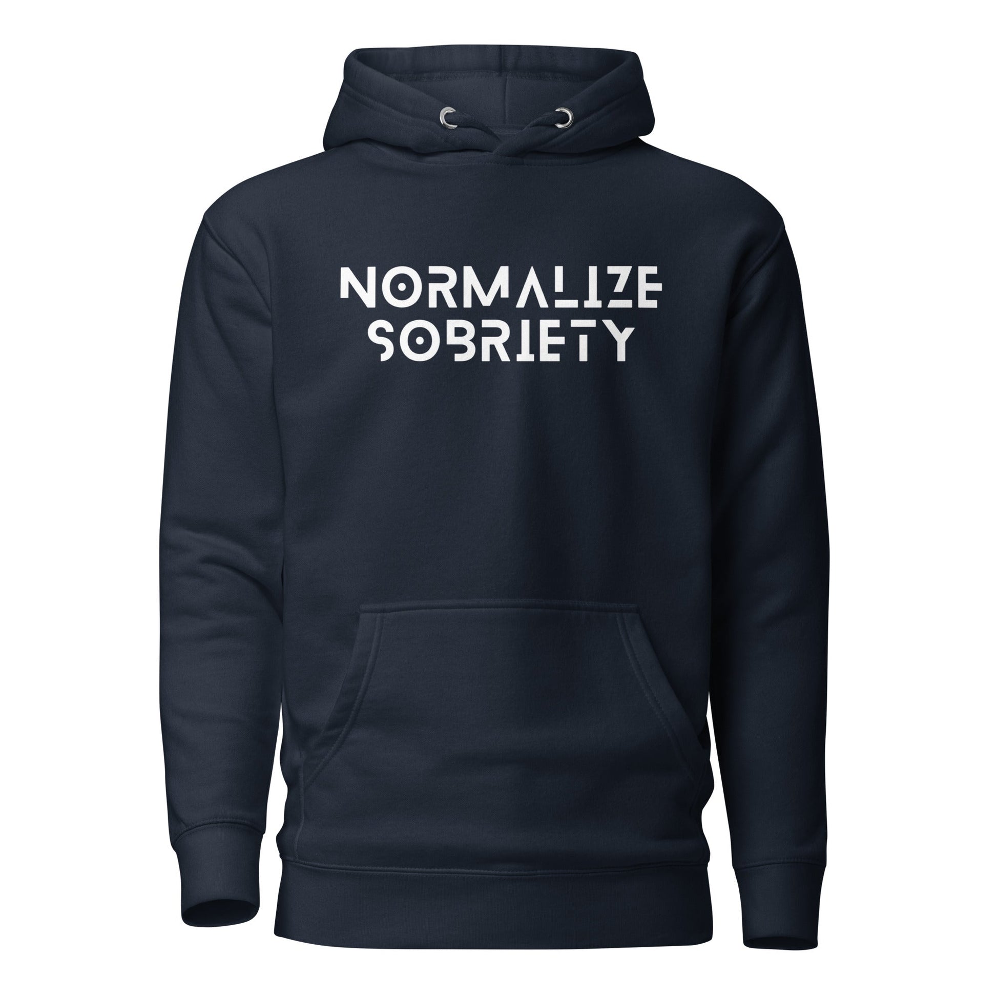 Normalize Sobriety Premium Hoodie - Soberlands