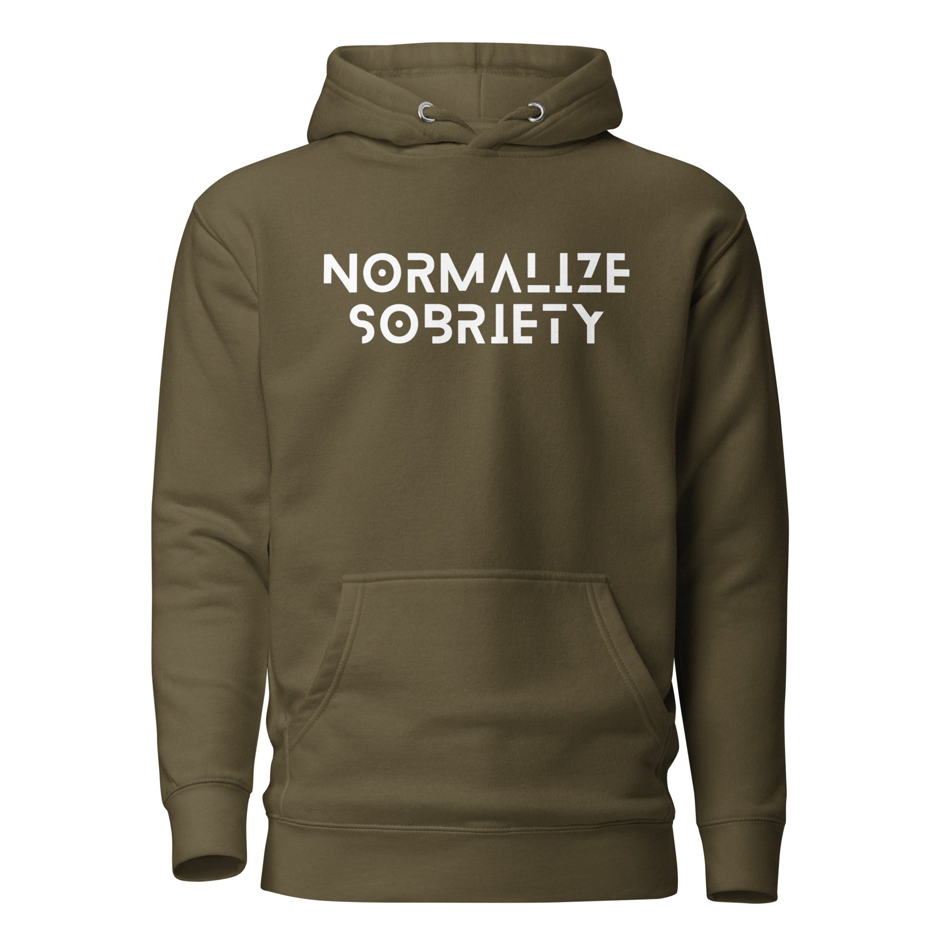 Normalize Sobriety Premium Hoodie - Soberlands
