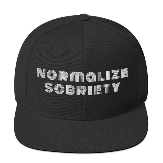 Normalize Sobriety (Stripe) Snapback - Soberlands