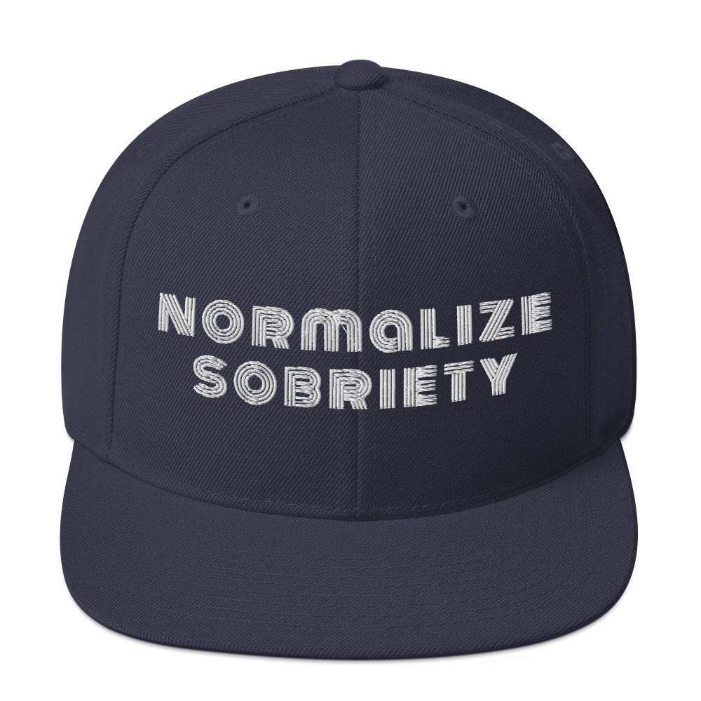 Normalize Sobriety (Stripe) Snapback - Soberlands