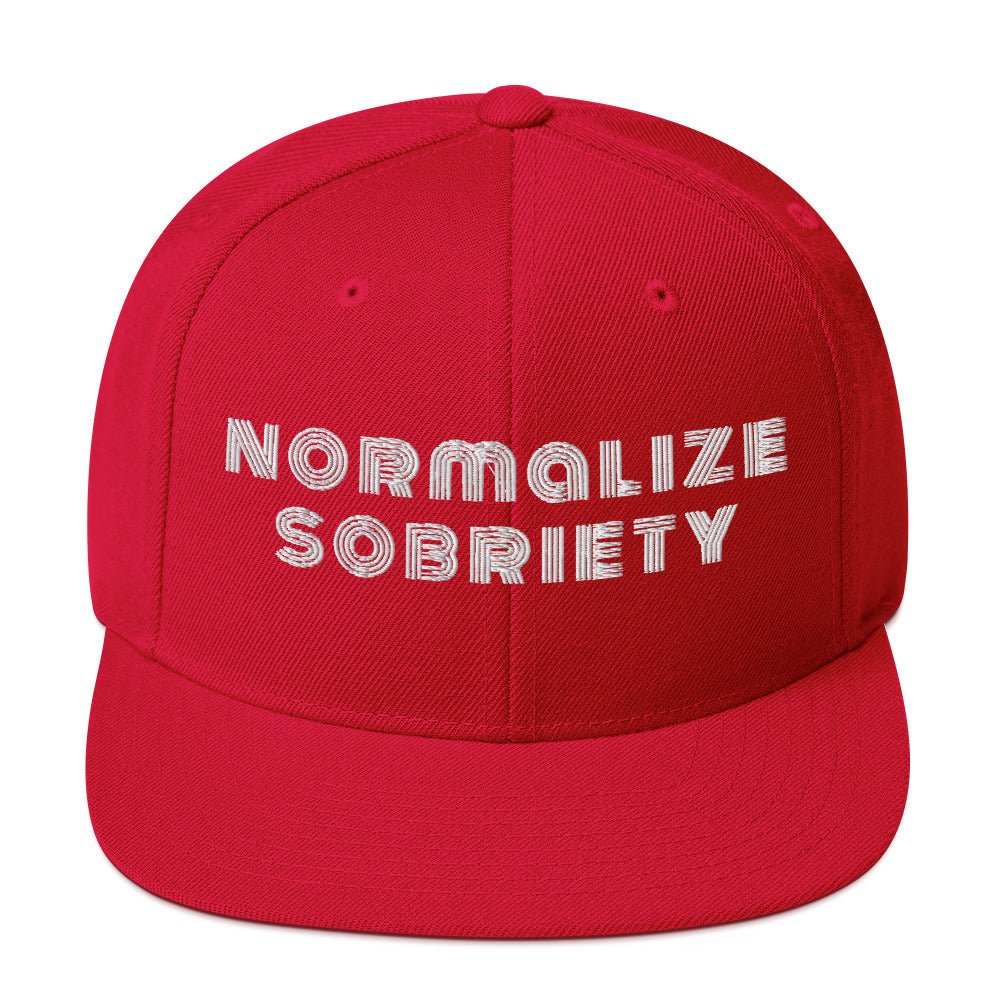 Normalize Sobriety (Stripe) Snapback - Soberlands