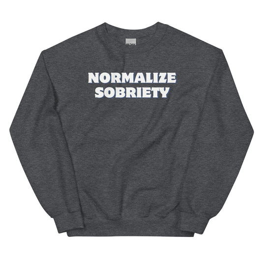 Normalize Sobriety Sweatshirt - Soberlands