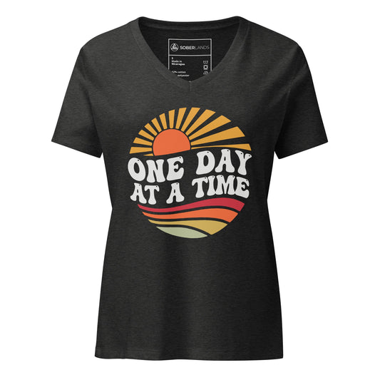 ODAAT Women’s V - neck Tee - Soberlands