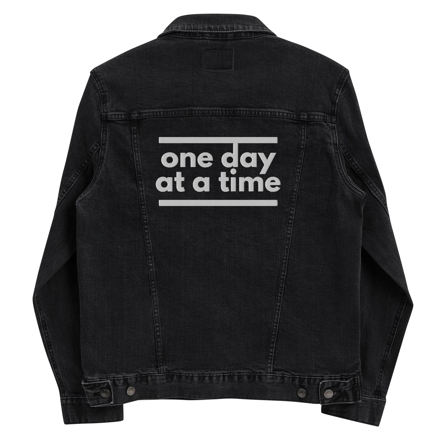 One Day At A Time Denim Jacket - Soberlands