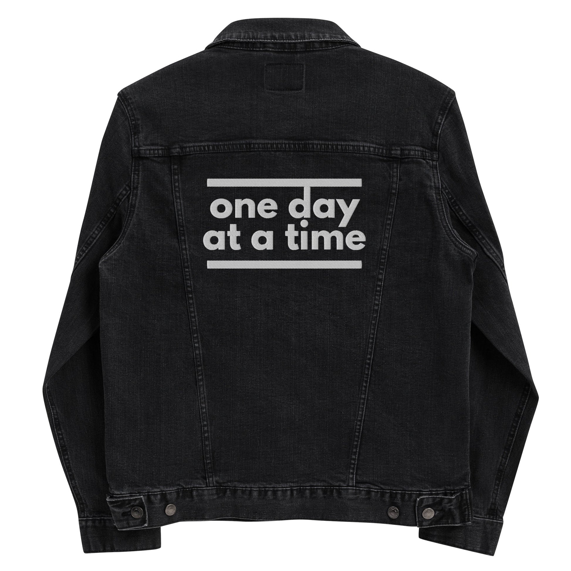 One Day At A Time Denim Jacket - Soberlands