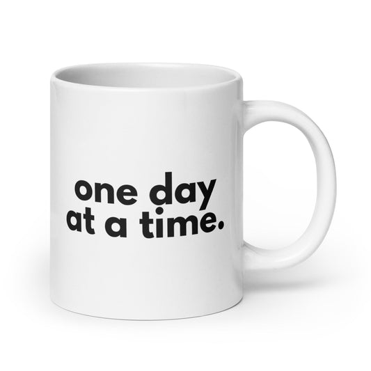 One Day At A Time Mug - Soberlands