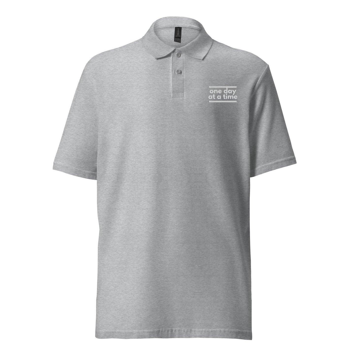 One Day At A Time Polo Shirt - Soberlands