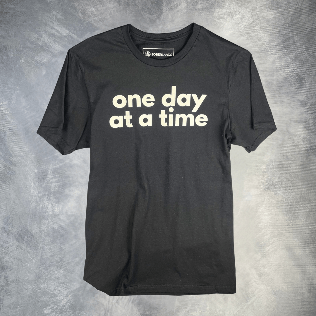 One Day At A Time Tee - Soberlands