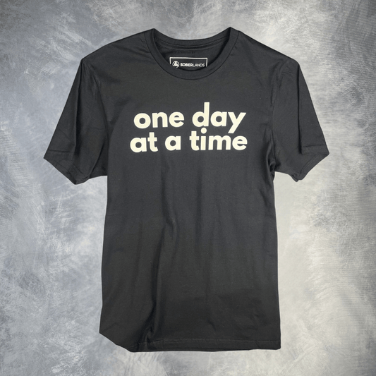 One Day At A Time Tee - Soberlands