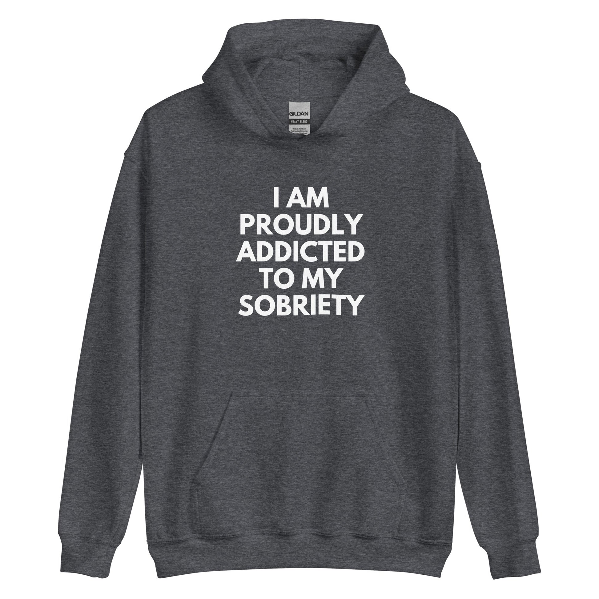 Proudly Addicted To Sobriety Hoodie - Soberlands