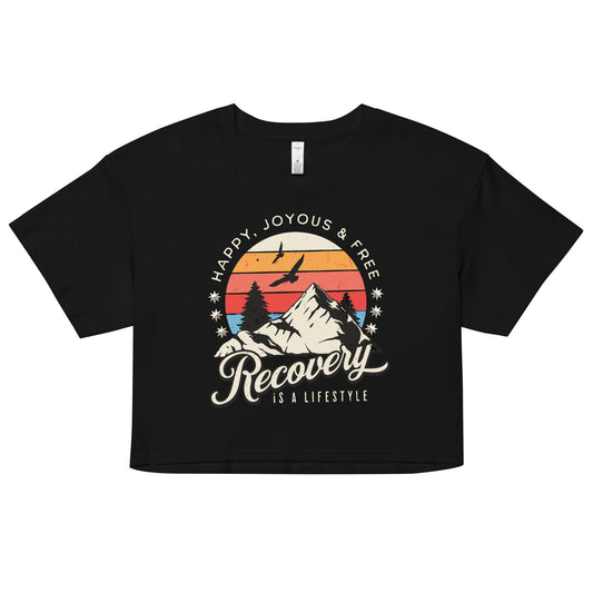 Recovery Women’s Crop Top - Soberlands