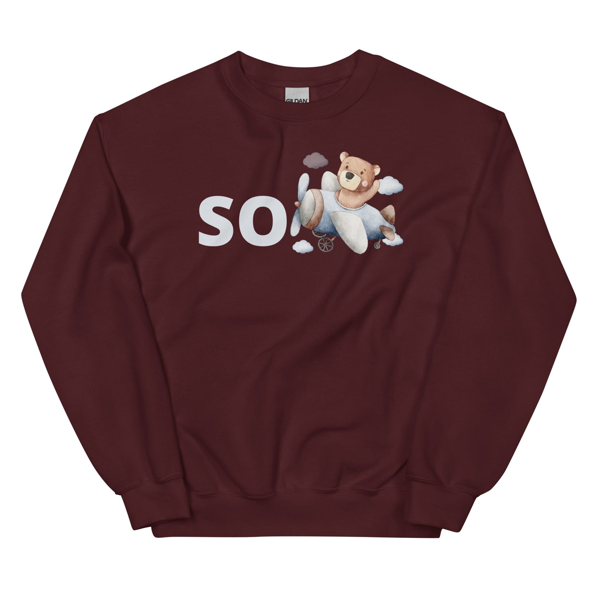 SoBear Plane Sweatshirt - Soberlands