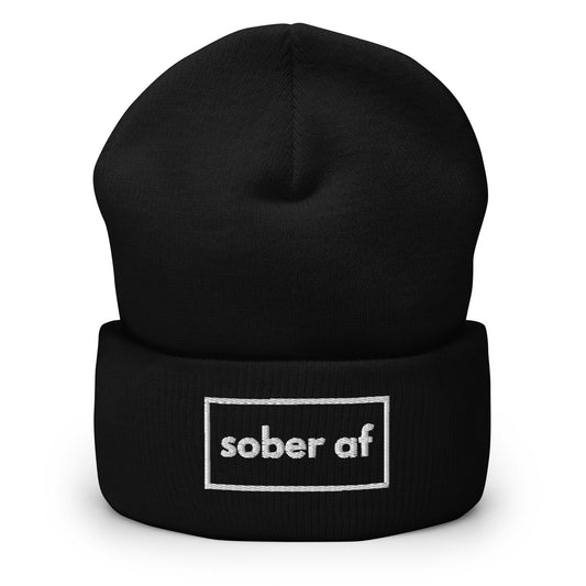 Sober AF Beanie - Soberlands