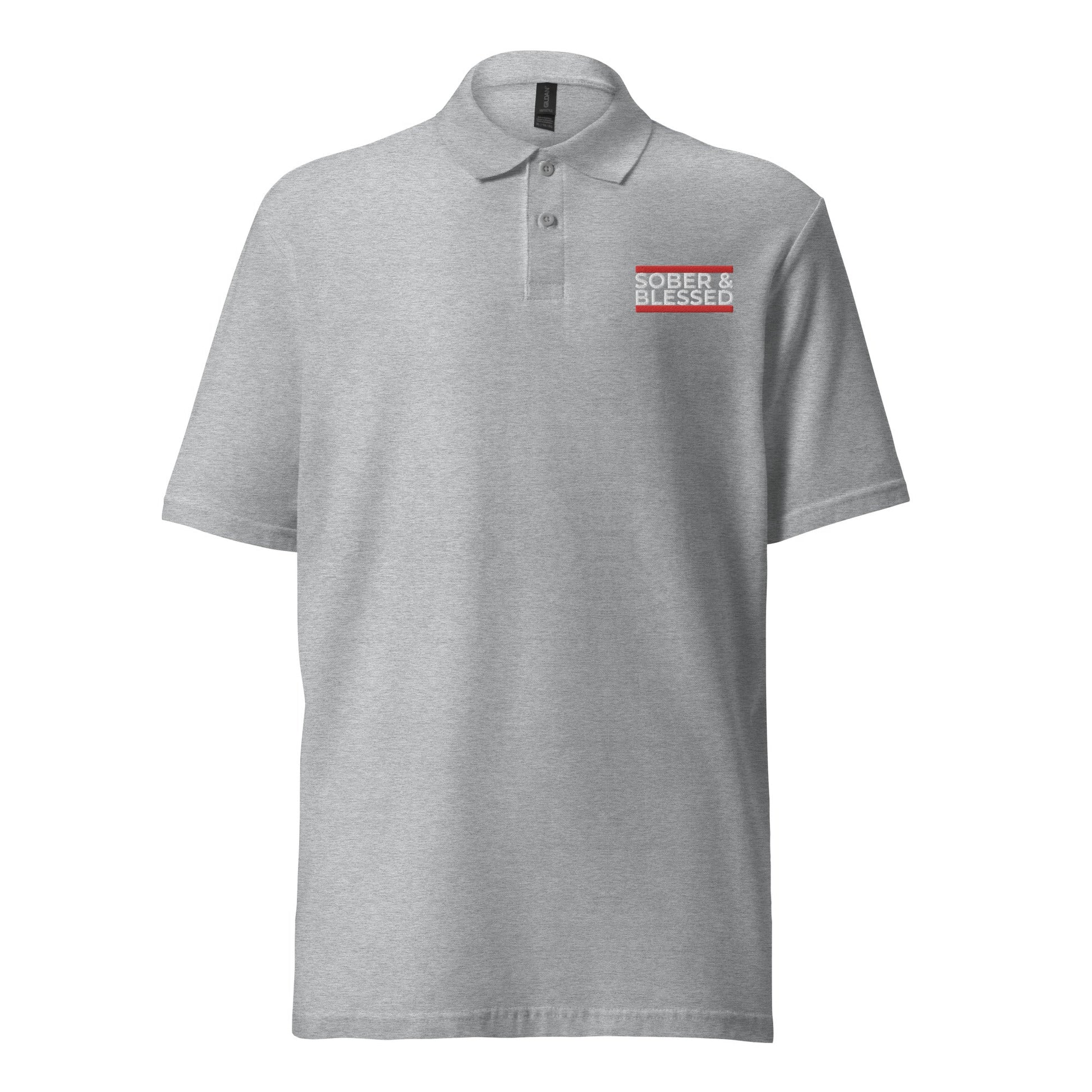 Sober and Blessed Polo Shirt - Soberlands