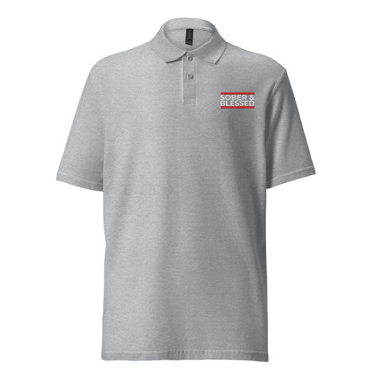 Sober and Blessed Polo Shirt - Soberlands