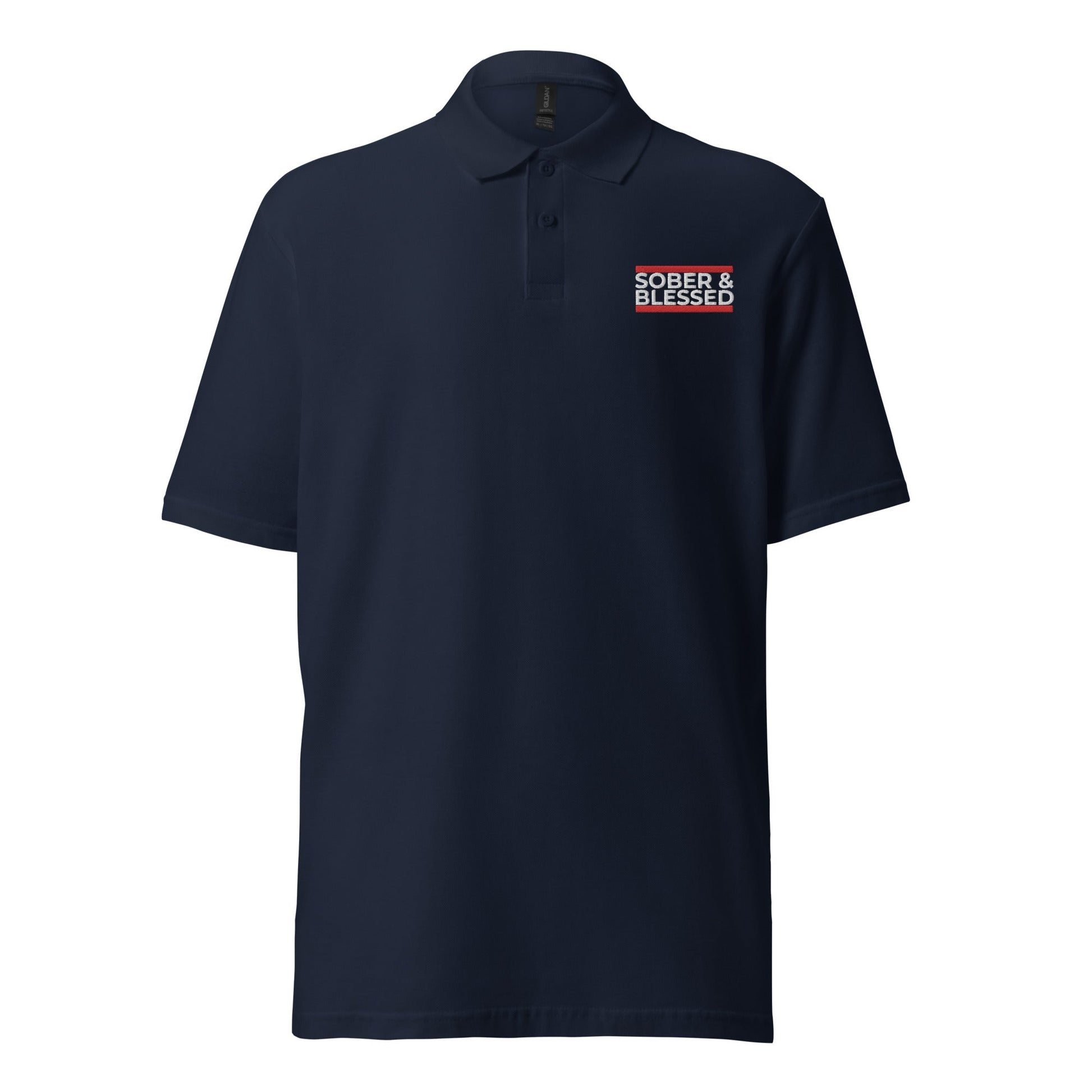 Sober and Blessed Polo Shirt - Soberlands