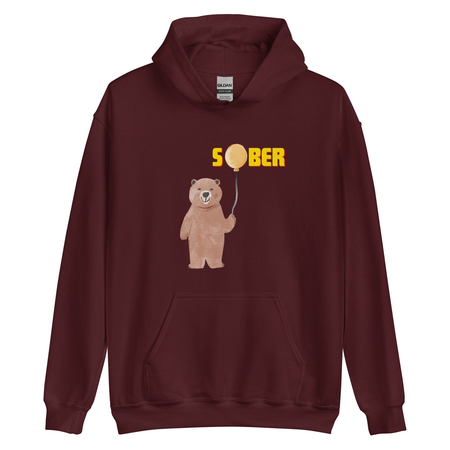 Sober Bear Hoodie - Soberlands