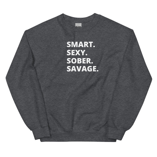 Sober Savage Sweatshirt - Soberlands