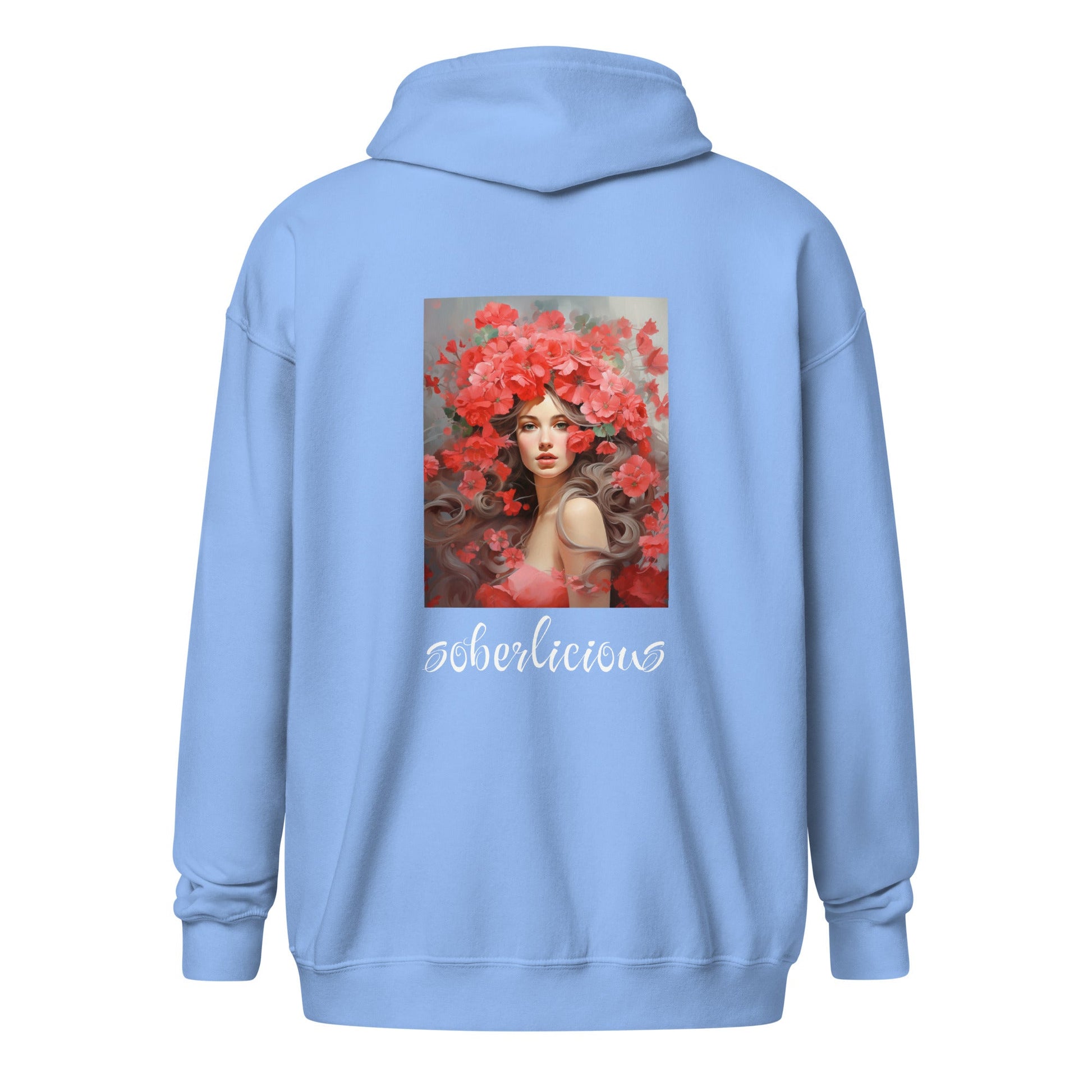 Soberlicious (back print) Zip Hoodie - Soberlands