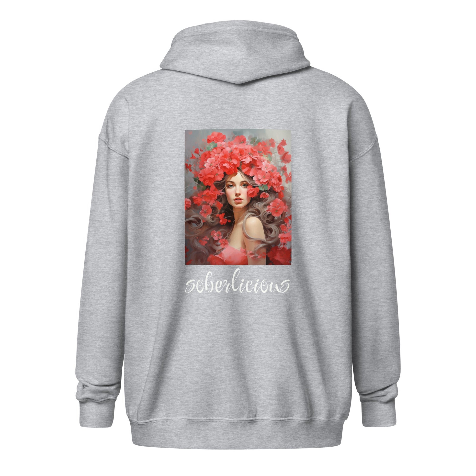 Soberlicious (back print) Zip Hoodie - Soberlands