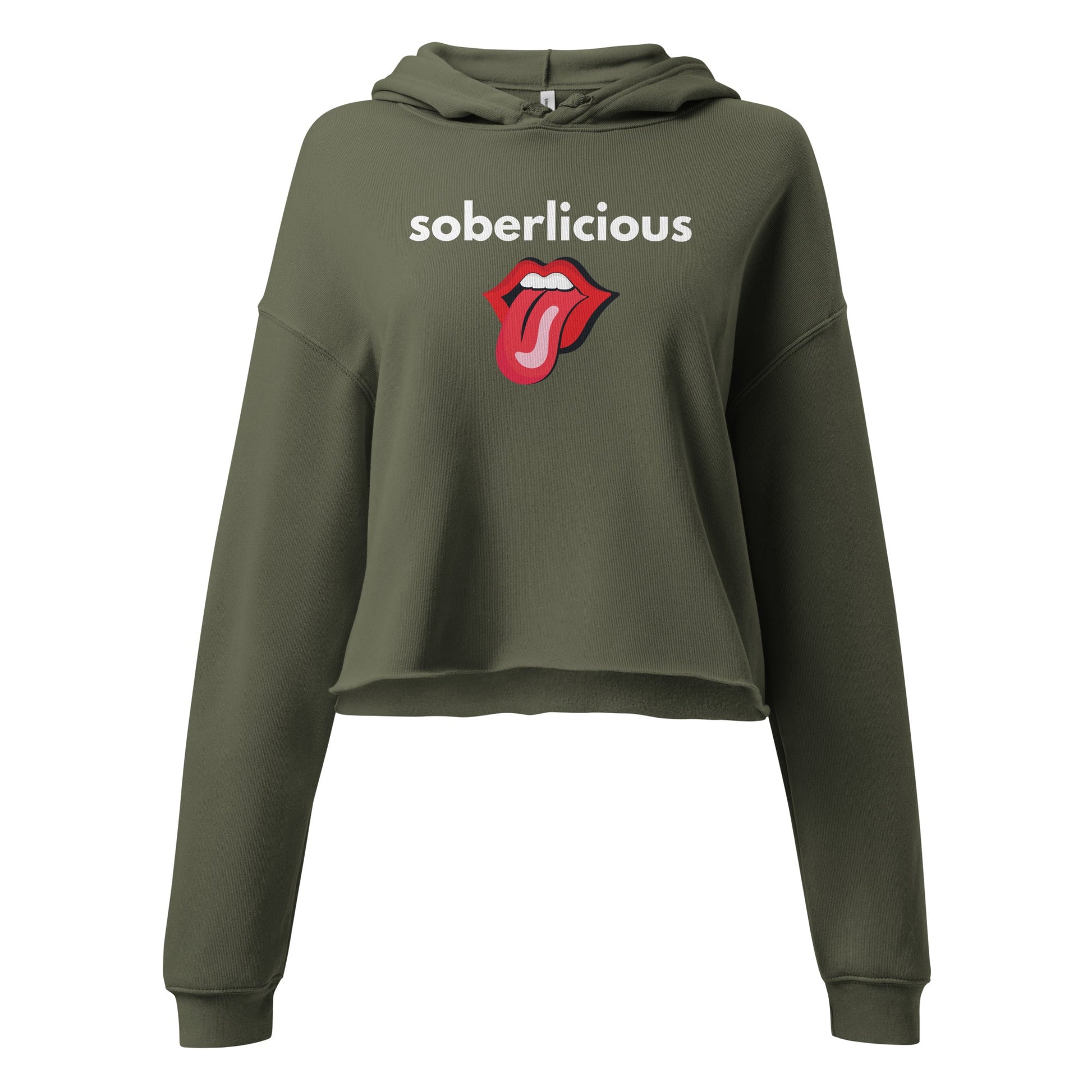 Soberlicious Crop Hoodie - Soberlands