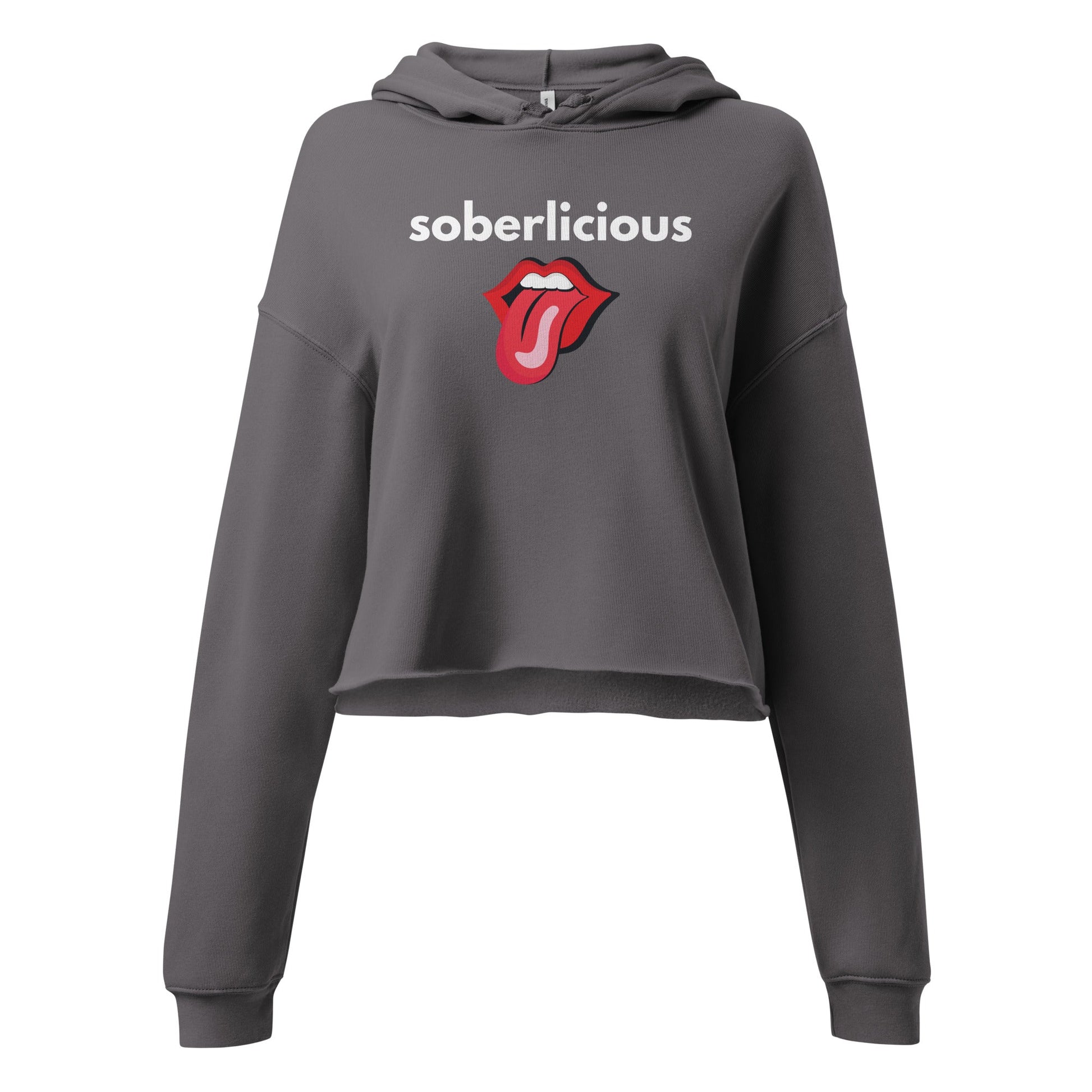 Soberlicious Crop Hoodie - Soberlands